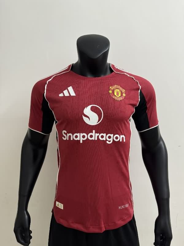 AAA Quality Manchester United 25/26 Home Soccer Jersey (Player) Leaked