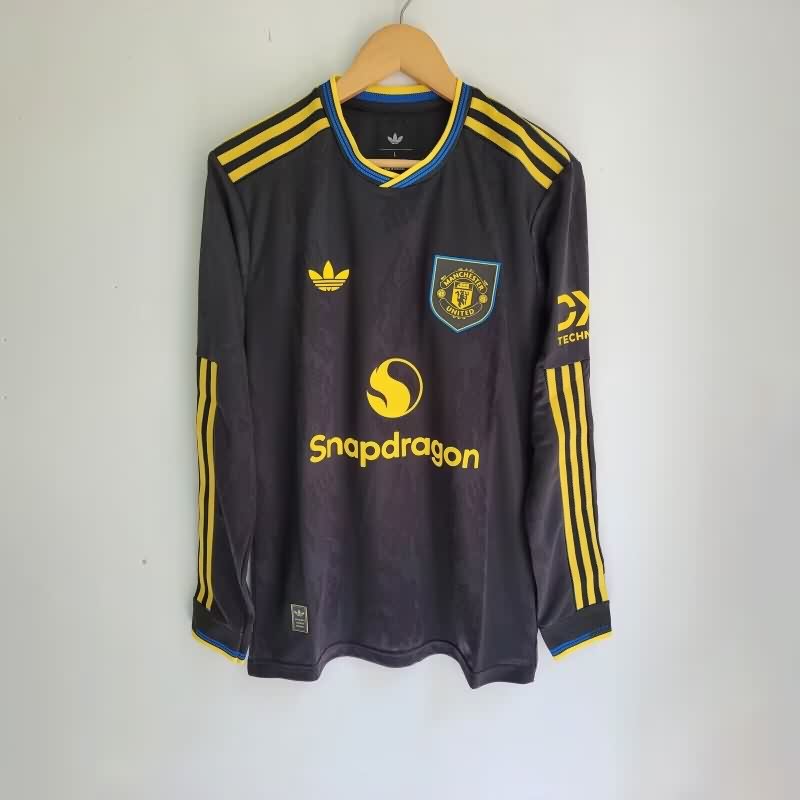 AAA Quality Manchester United 25/26 Third Long Sleeve Soccer Jersey (Player)