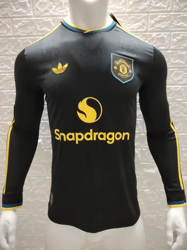 AAA Quality Manchester United 25/26 Third Long Sleeve Soccer Jersey (Player) Leaked