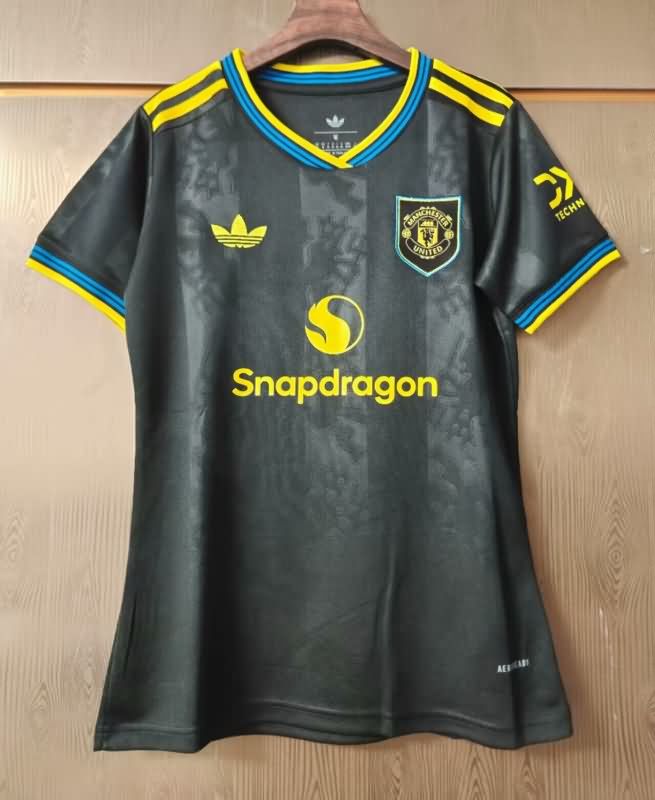AAA Quality Manchester United 25/26 Third Women Soccer Jersey Leaked