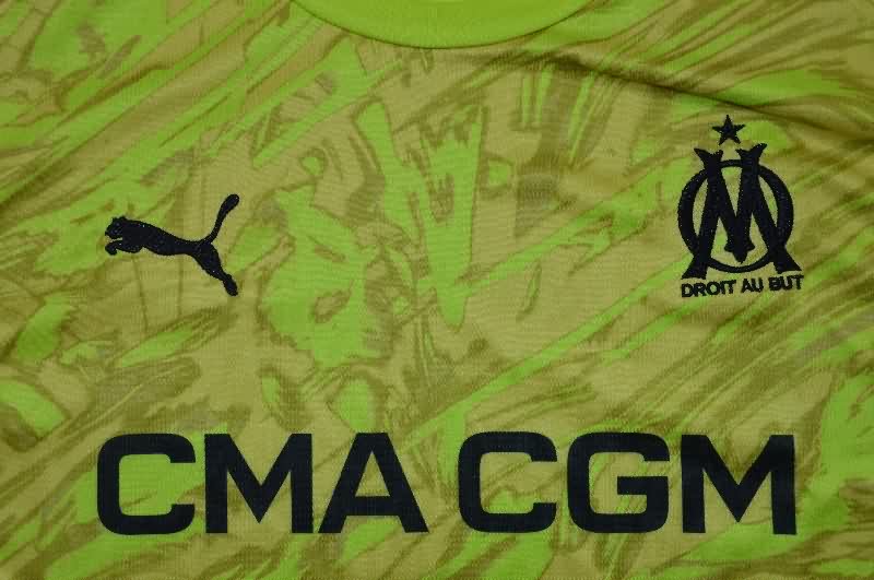 AAA Quality Marseilles 25/26 Goalkeeper Green Soccer Jersey