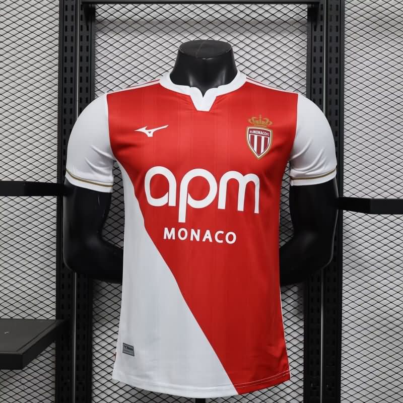 AAA Quality Monaco 25/26 Home Soccer Jersey (Player)