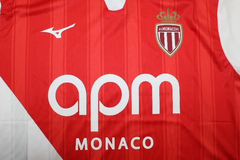 AAA Quality Monaco 25/26 Home Soccer Jersey (Player)