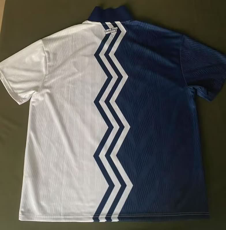 AAA Quality Monterrey 25/26 Dark Blue White Soccer Jersey