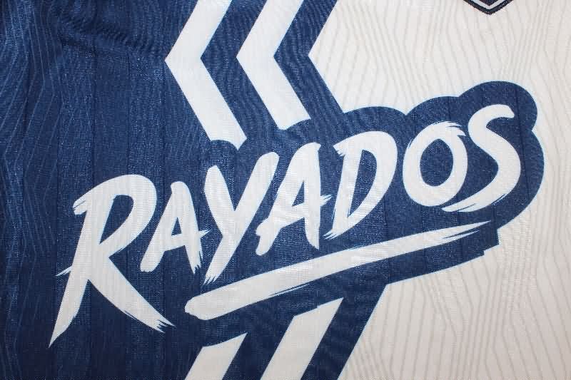 AAA Quality Monterrey 25/26 Dark Blue White Soccer Jersey