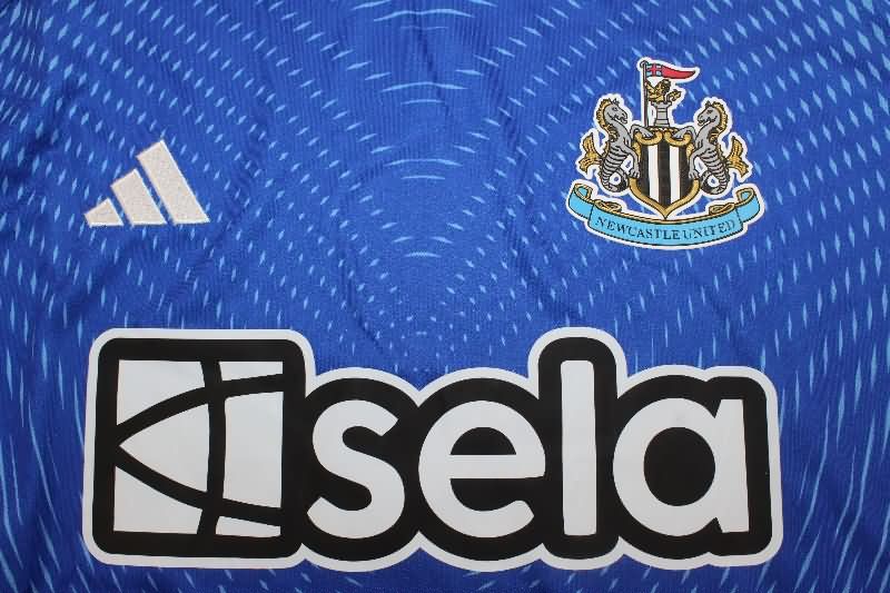 AAA Quality Newcastle United 25/26 Goalkeeper Blue Soccer Jersey