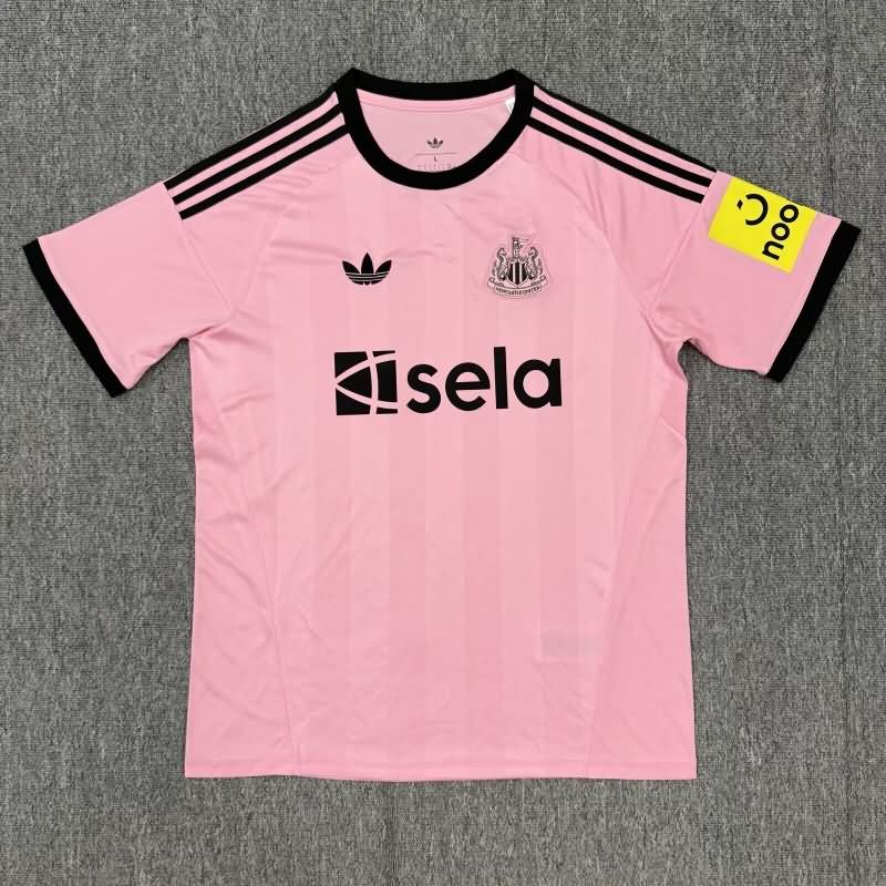 AAA Quality Newcastle United 25/26 Goalkeeper Pink Soccer Jersey