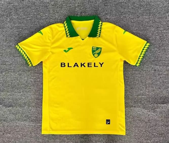 AAA Quality Norwich 25/26 Home Soccer Jersey