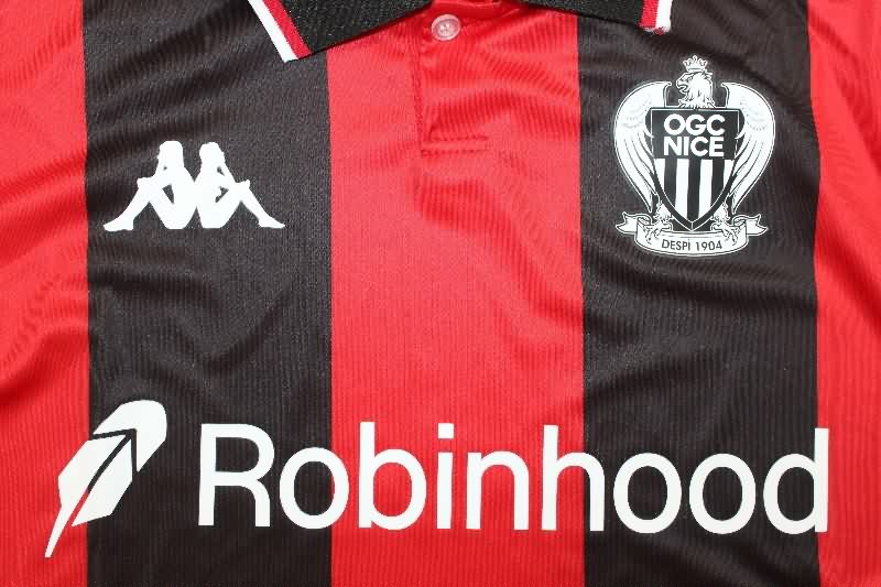 AAA Quality OGC Nice 25/26 Home Soccer Jersey