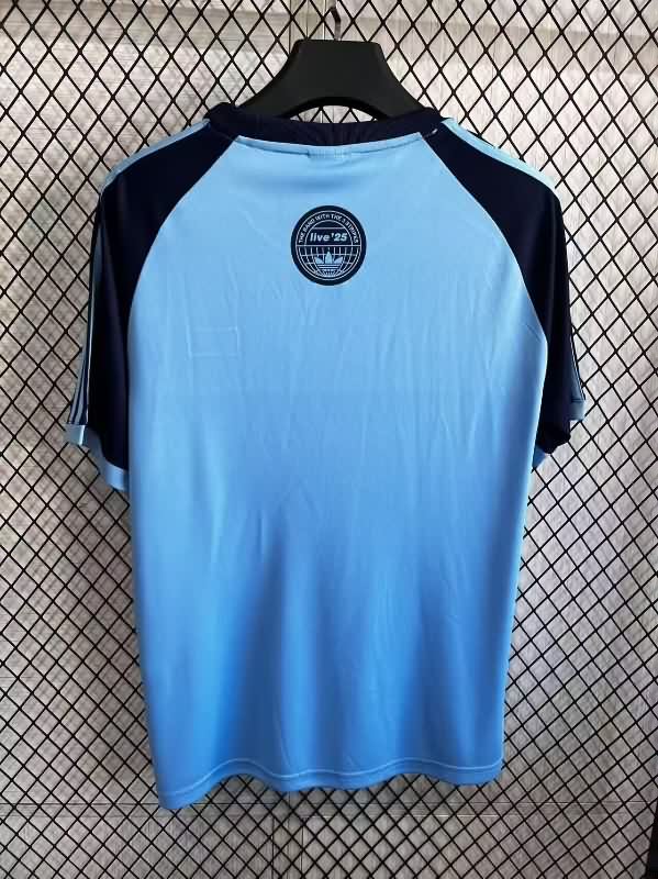 AAA Quality Oasis 2025 Blue Soccer Jersey 02