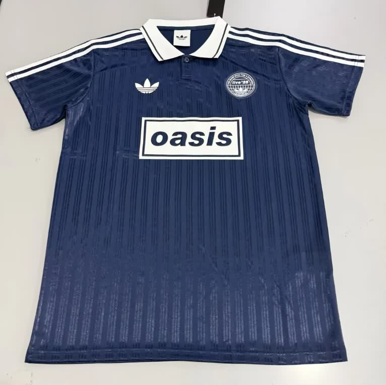 AAA Quality Oasis 2025 Dark Blue Soccer Jersey