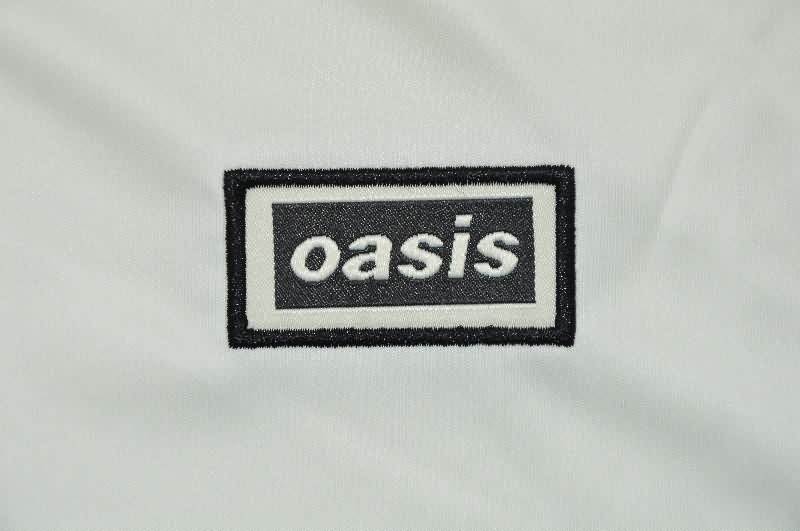AAA Quality Oasis 2025 White Soccer Jersey 04