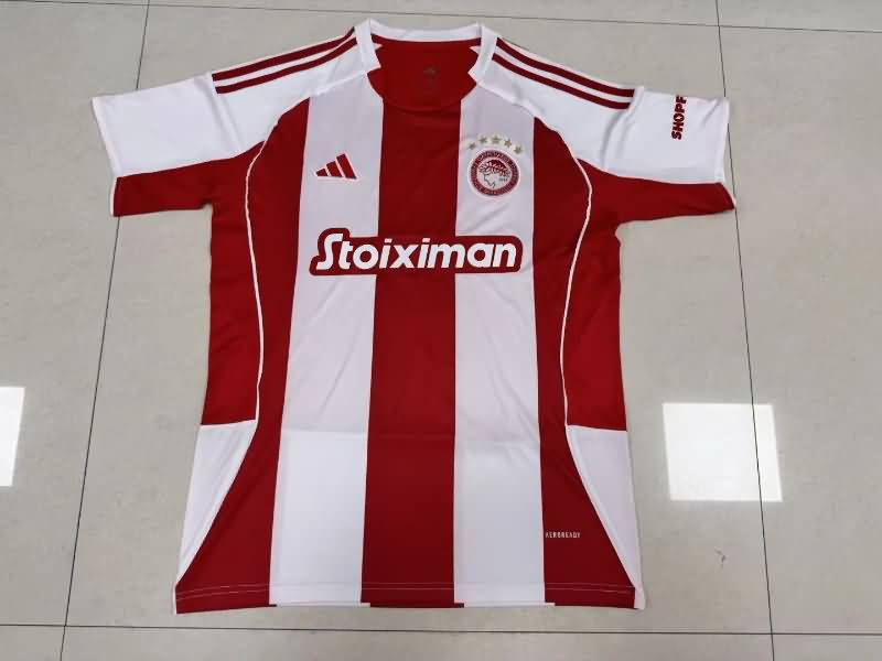AAA Quality Olympiacos 25/26 Home Soccer Jersey