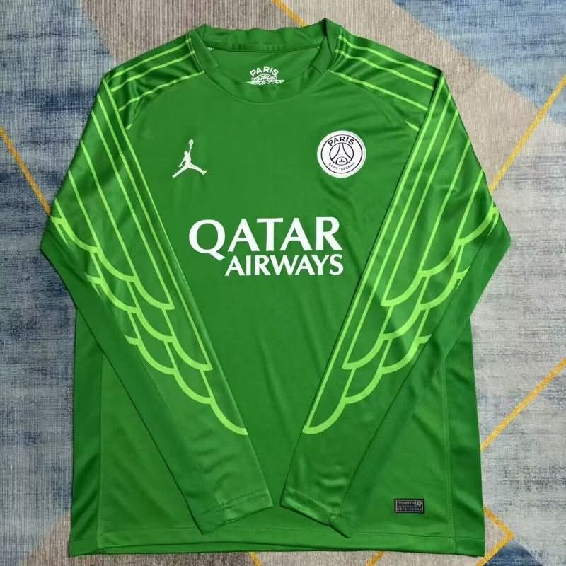 AAA Quality Paris St German 25/26 Goalkeeper Green Long Sleeve Soccer Jersey Leaked