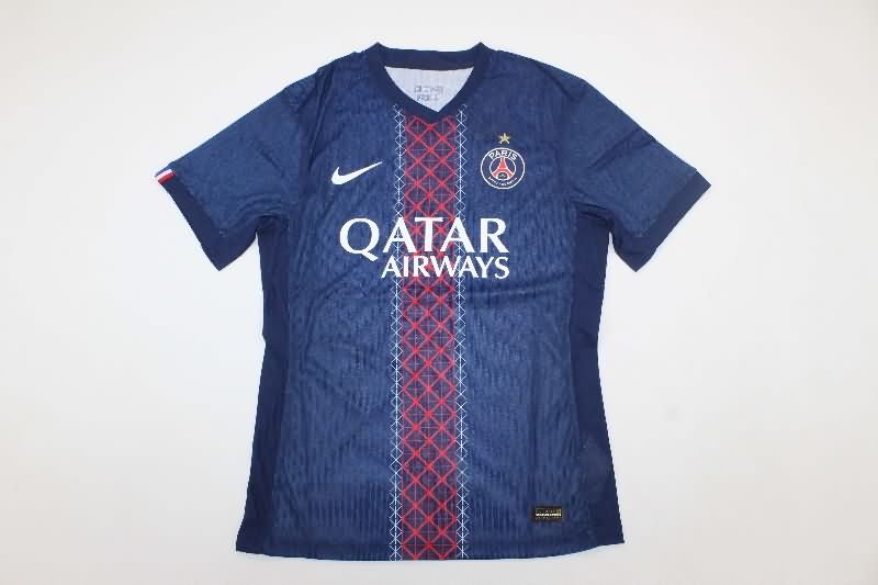 AAA Quality Paris St German 25/26 Home Soccer Jersey (Player) With Star