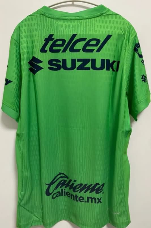 AAA Quality Pumas UNAM 25/26 Goalkeeper Green Soccer Jersey (Player)