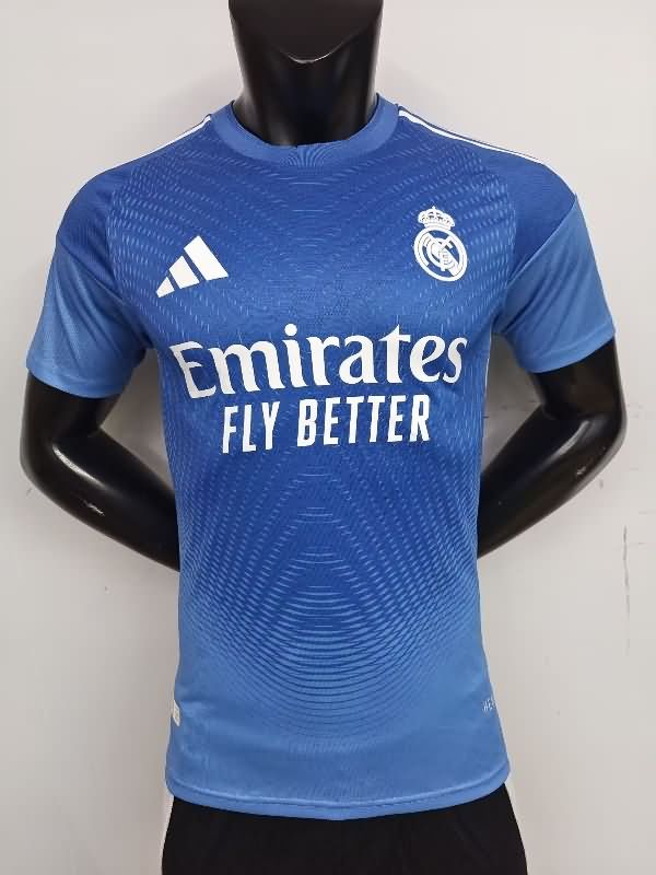 AAA Quality Real Madrid 25/26 Goalkeeper Blue Soccer Jersey (Player) Leaked