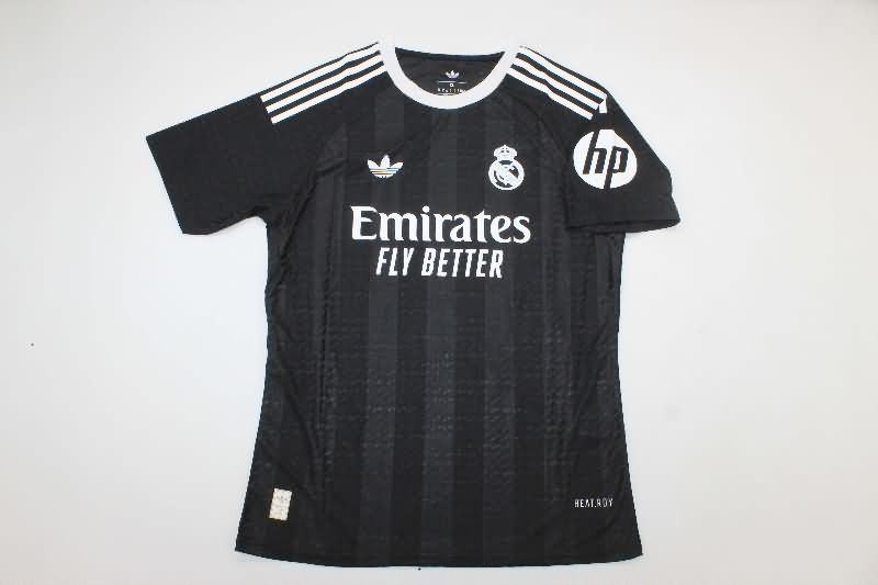 AAA Quality Real Madrid 25/26 Goalkeeper Black Soccer Jersey (Player)