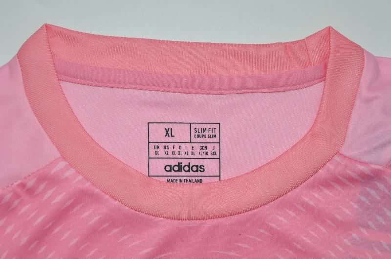 AAA Quality Real Madrid 25/26 Goalkeeper Pink Soccer Jersey