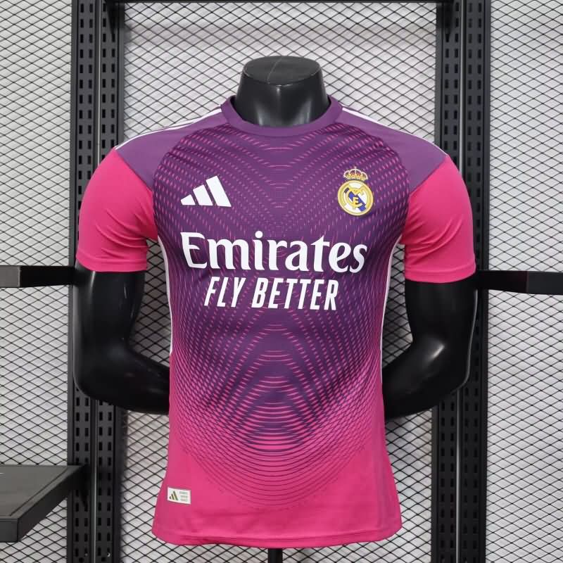 AAA Quality Real Madrid 25/26 Goalkeeper Purple Soccer Jersey (Player)