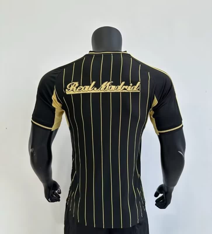 AAA Quality Real Madrid 25/26 Travel Black Soccer Jersey