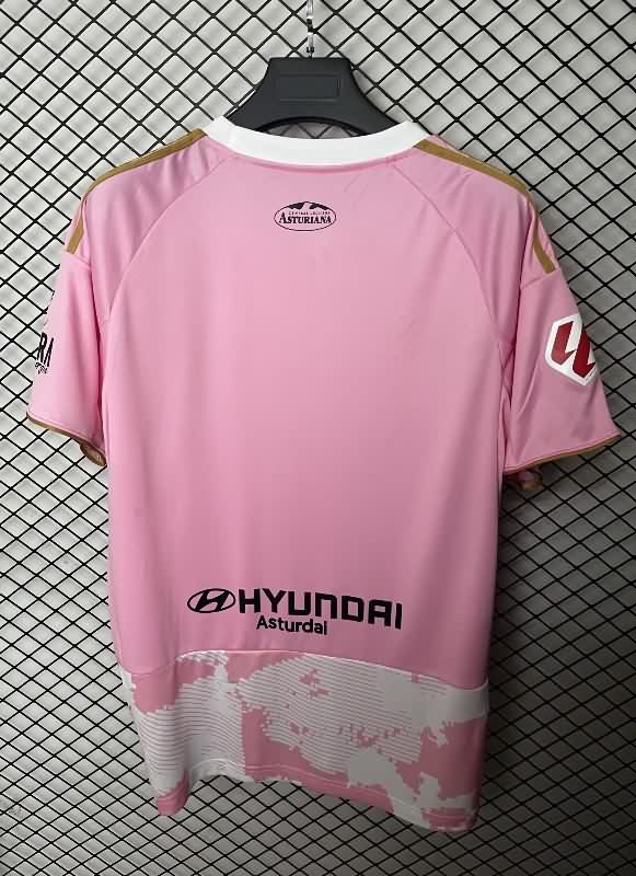 AAA Quality Real Oviedo 25/26 Pink Soccer Jersey