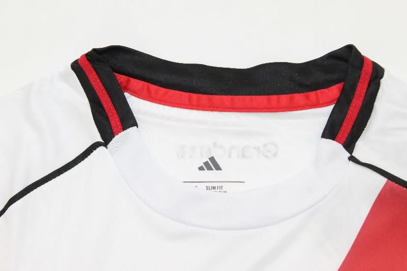 AAA Quality River Plate 2025 Home Long Sleeve Soccer Jersey