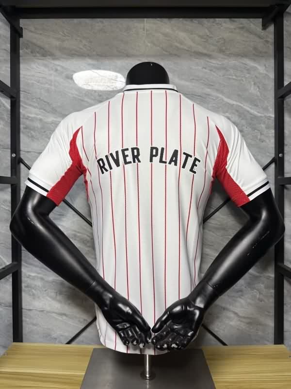 AAA Quality River Plate 2025 Travel White Soccer Jersey (Player)