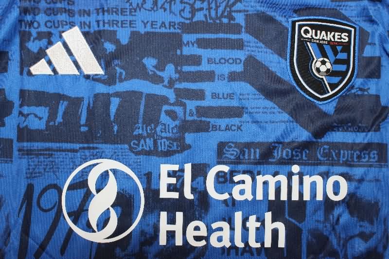 AAA Quality San Jose Earthquakes 2025 Home Soccer Jersey