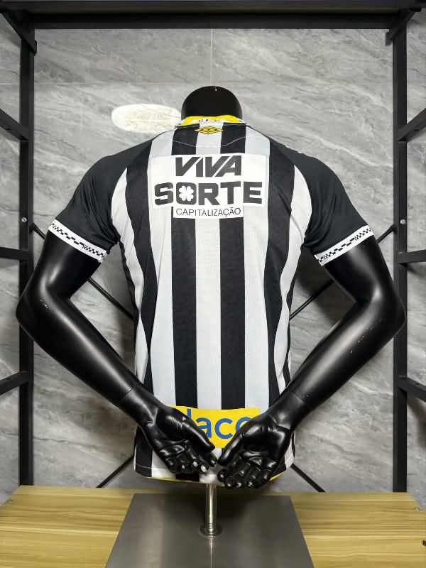 AAA Quality Santos 2025 Away Soccer Jersey With Sponsor (Player)