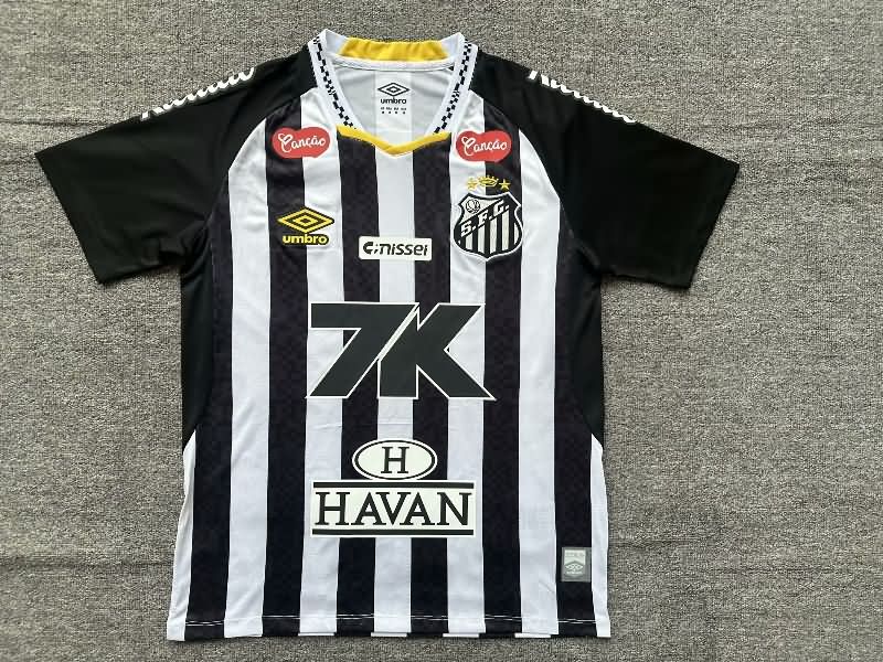 AAA Quality Santos 2025 Away Soccer Jersey With Sponsor