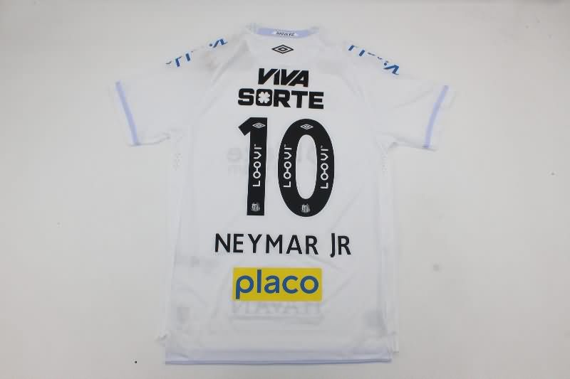 AAA Quality Santos 2025 Home Soccer Jersey With Sponsor