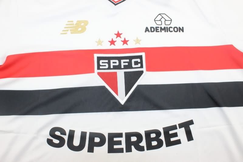 Sao Paulo Soccer Jersey Home Replica 2025