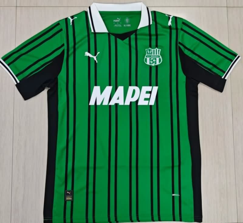 AAA Quality Sassuolo 25/26 Home Soccer Jersey