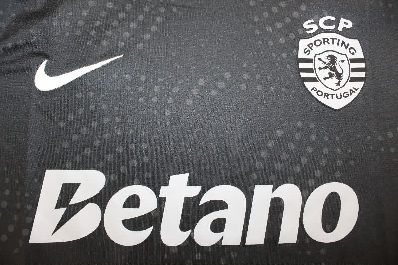 AAA Quality Sporting Lisbon 25/26 Black Soccer Jersey