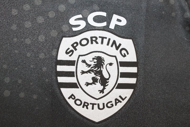 AAA Quality Sporting Lisbon 25/26 Black Soccer Jersey