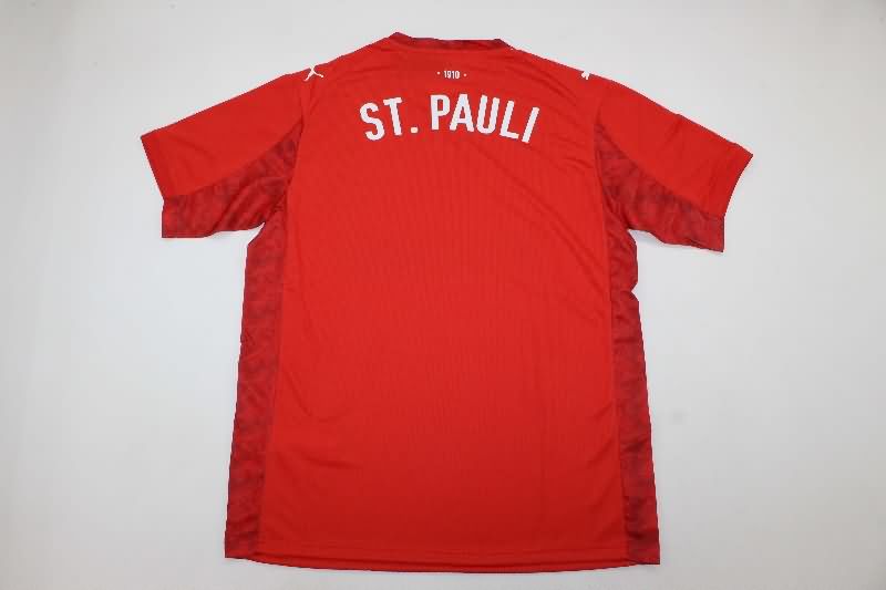 AAA Quality St Pauli 25/26 Red Soccer Jersey