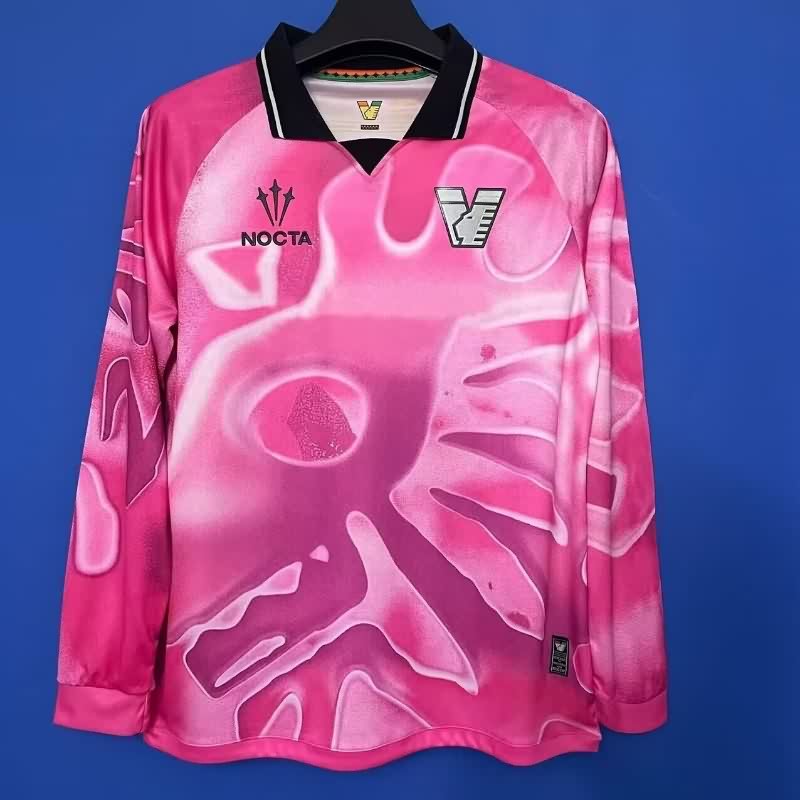 AAA Quality Venezia 25/26 Goalkeeper Pink Long Sleeve Soccer Jersey
