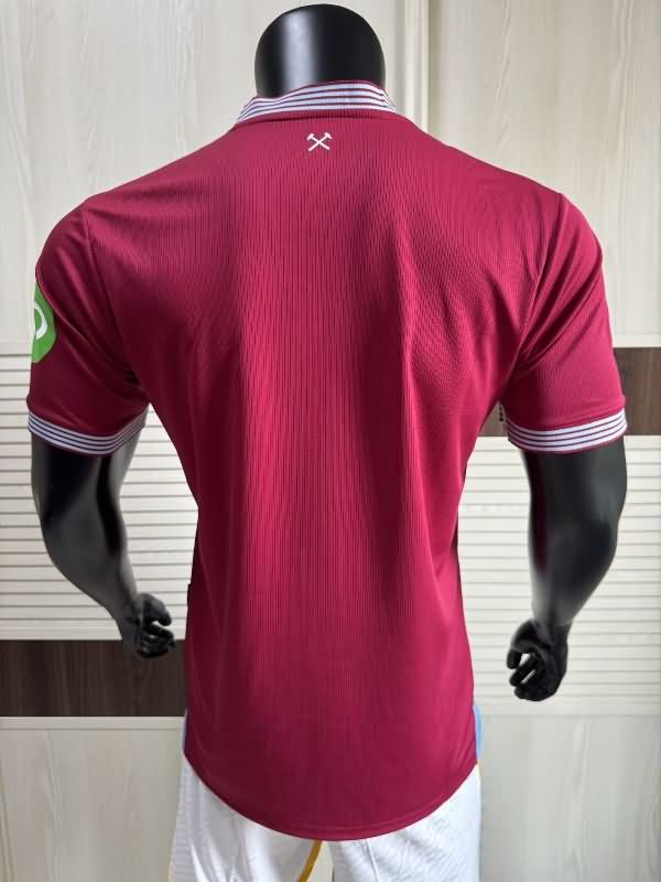 AAA Quality West Ham 25/26 Home Soccer Jersey (Player)
