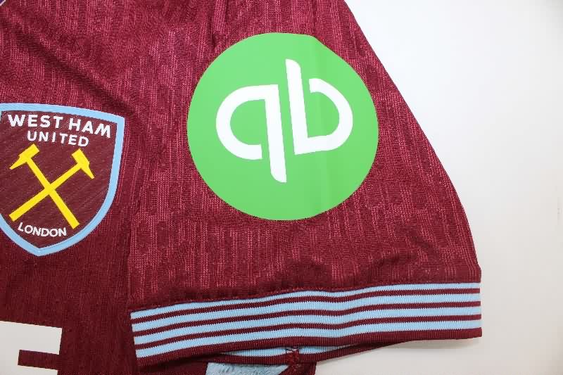 AAA Quality West Ham 25/26 Home Soccer Jersey (Player)