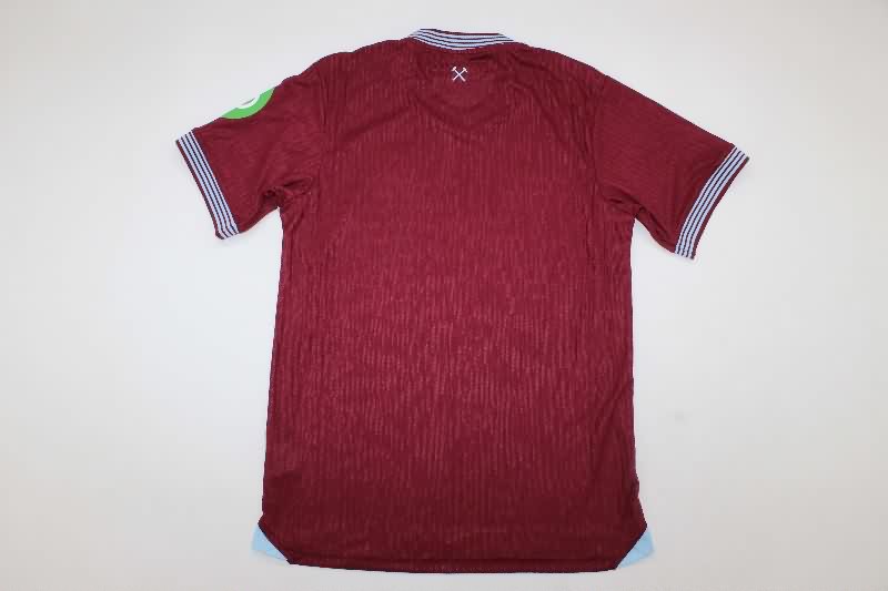 AAA Quality West Ham 25/26 Home Soccer Jersey (Player)