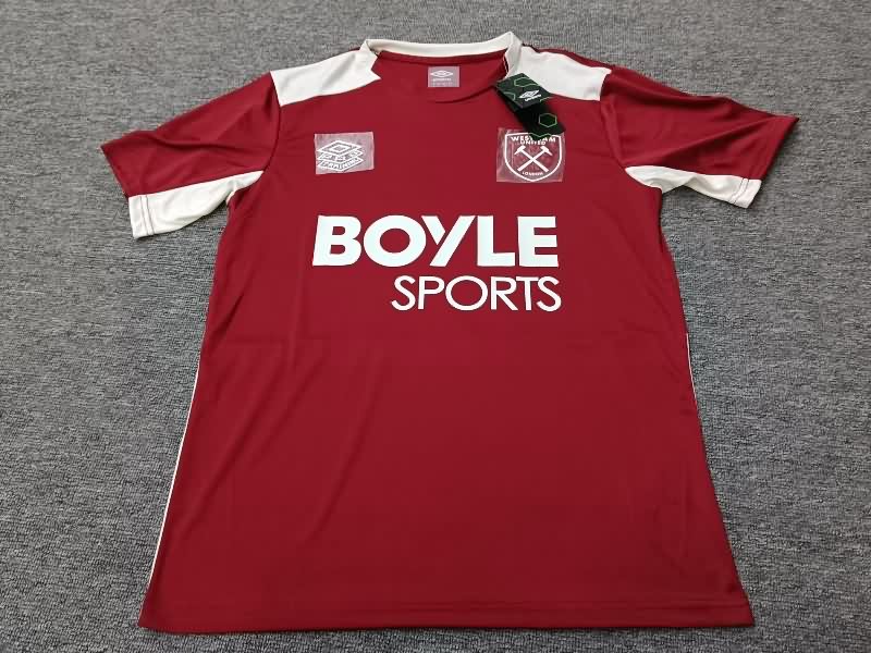 AAA Quality West Ham 25/26 Training Soccer Jersey