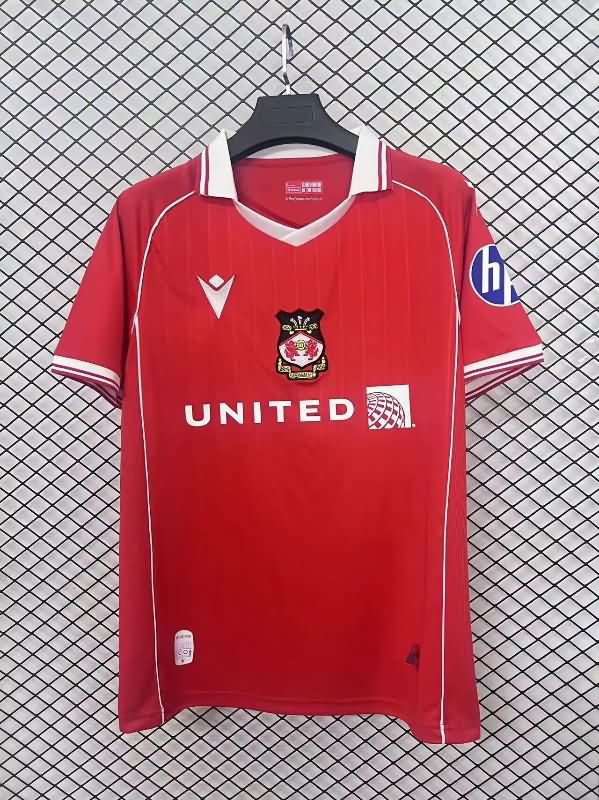 AAA Quality Wrexham 25/26 Home Soccer Jersey