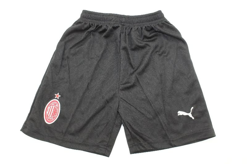 Kids AC Milan 25/26 Home Soccer Jersey And Shorts