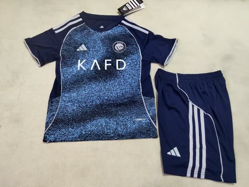 Kids Al Nassr FC 25/26 Away Soccer Jersey And Shorts
