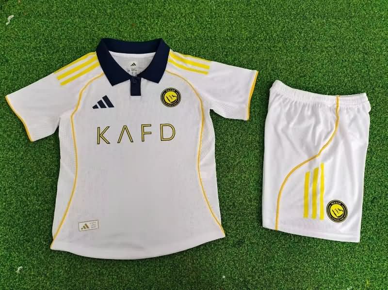 Kids Al Nassr FC 25/26 Third Soccer Jersey And Shorts (Player)
