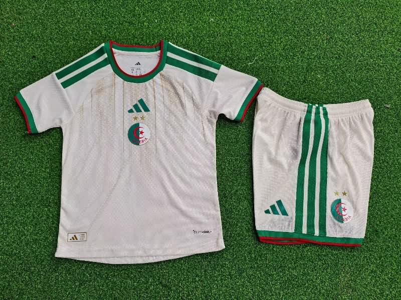 Kids Algeria 2026 Home Soccer Jersey And Shorts (Player) Kids Algeria 2026 Home Soccer Jersey And Shorts (Player)