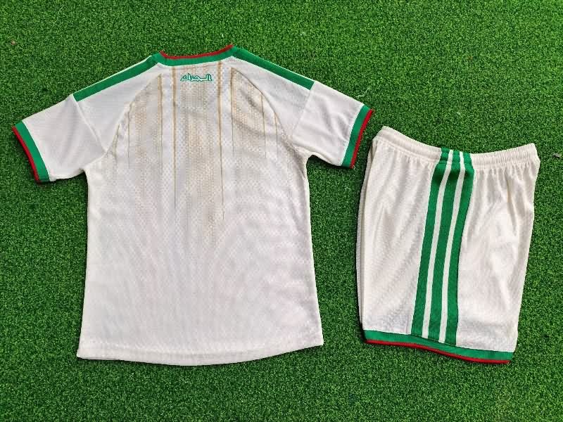 Kids Algeria 2026 Home Soccer Jersey And Shorts (Player)