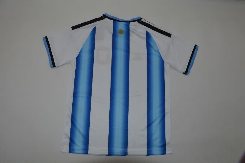 Kids Argentina 25/26 Home Soccer Jersey And Shorts