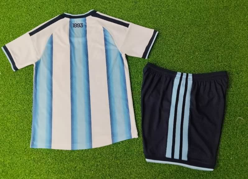 Kids Argentina 2026 World Cup Home Soccer Jersey And Shorts (Player)
